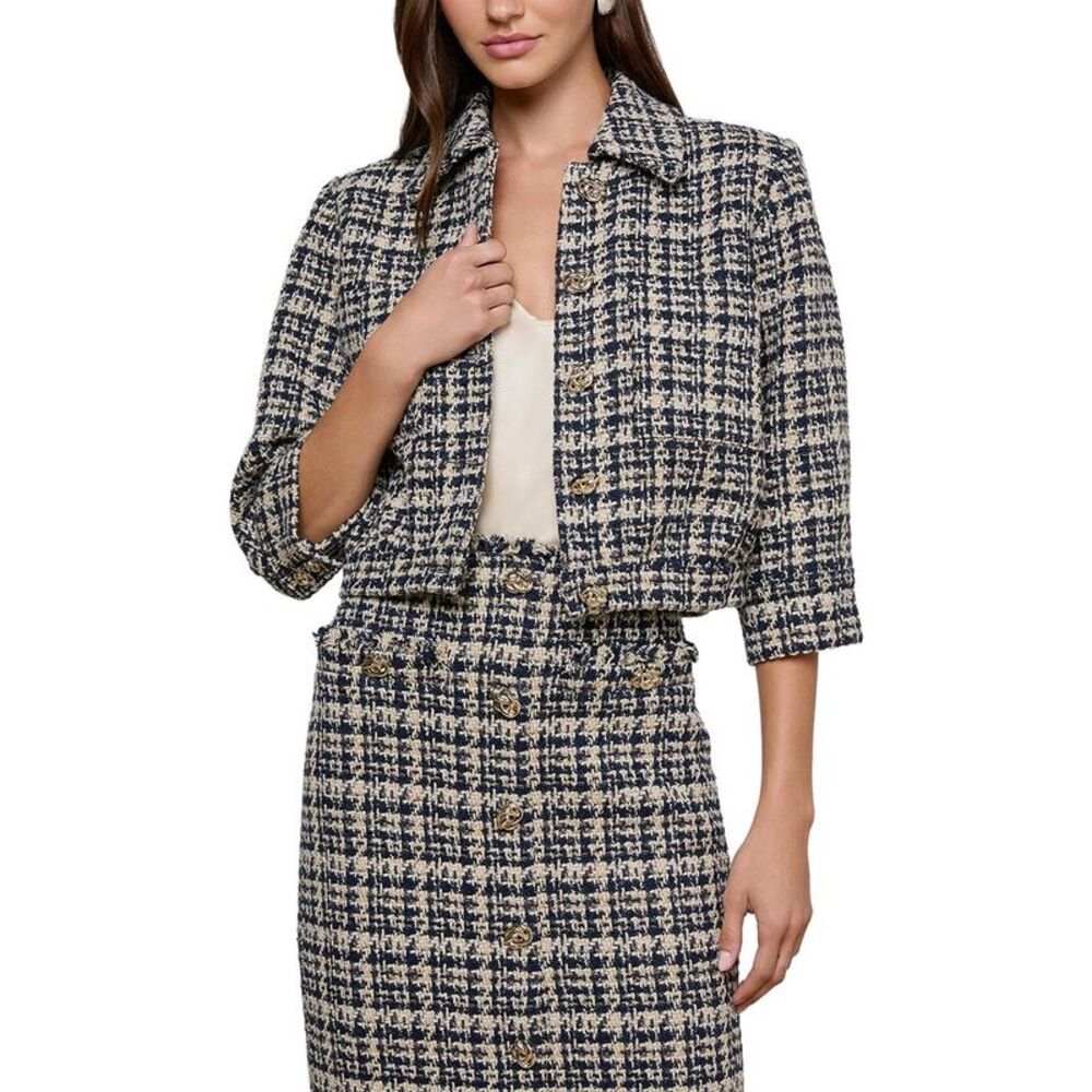 L’Agence Womens  Jia Crop Jacket